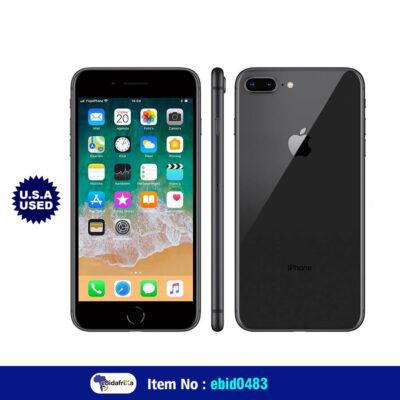 Ebidafrika Certified USA Quality Used iPhone 8 plus 256GB Unlocked – Black