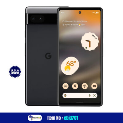 Ebidafrika USA Quality Used Google Pixel 6a 128GB – 5G Android Phone – Unlocked Smartphone with 12 Megapixel Camera