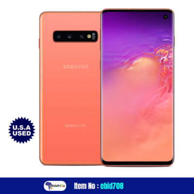 Ebidafrika USA Used Samsung Galaxy S10 – 128GB – Orange Unlocked