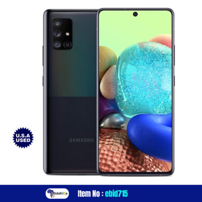 Ebidafrika USA Used Quality Samsung Galaxy A71128 GB – Prism Crush Black Unlocked