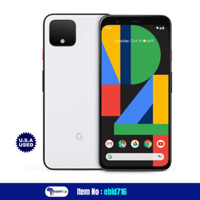 Ebidafrika USA Used Quality Google Pixel 4 – White – 64GB – Unlocked