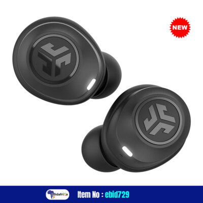 USA New Quality JLab Go Air True Wireless Bluetooth Earbuds + Charging Case, Dual Connect, IP44 Sweat Resistance, Bluetooth 5.0 Connection, 3 EQ Sound Settings Signature, Balanced, Bass Boost