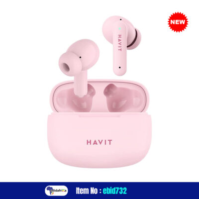 USA New Quality Havit TW967 Wireless Headphones, Noise Reduction Bluetooth 5.1 TWS Earphones with Touch control Super Low Latency, Hi-Fi Bass Boost Driver, 50 H Playtime