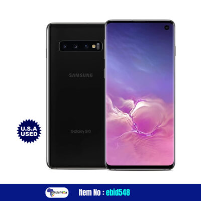 USA Quality Used SAM Galaxy S10 Smartphone SM G973F, 4G, US Version , 128GB 8GB RAM, A Grade, Prism Black – Unlocked