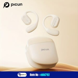 USA Quality Picun H1 Open Ear Headphones, Earbuds Wireless Charging, Noise Reduction for Calls, Deep Bass,Longer battery life,Surround Audio