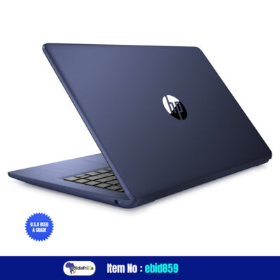 USA Quality Used HP Stream 14 Laptop, Intel Celeron N4000, 14” HD Display, 4GB RAM, 128GB eMMC, Office 365, Windows 10 Home in S Mode, Royal Blue