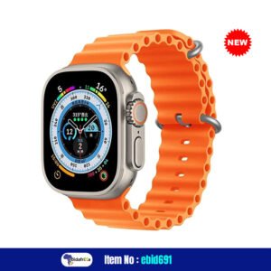 USA New Original Hello Watch 3 Plus Smartwatch 49mm HD AMOLED 4G ROM NFC Compass Bluetooth Call Clock Smart Watch Men Women For IOS (Orange)