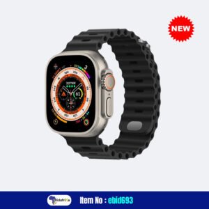 USA New Original Hello Watch 3 Plus Smartwatch 49mm HD AMOLED 4G ROM NFC Compass Bluetooth Call Clock Smart Watch Men Women For IOS (BLACK)