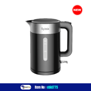 USA Quality New Syinix Electric Kettle Food-Grade Black 1.7L Q17KE1