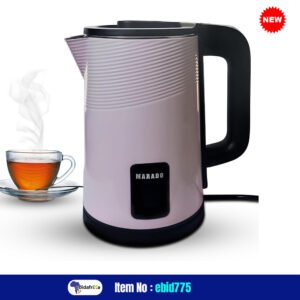 Marado Electric Kettle Water Boiler 1500W 8 Cups with Dual Safety System Eco Friendly Design
